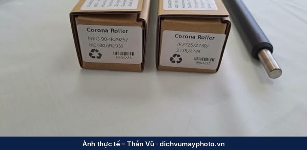 Lô cao áp Corona Roller Canon iR2725 và iR2925 hàng mới, nhãn hộp
